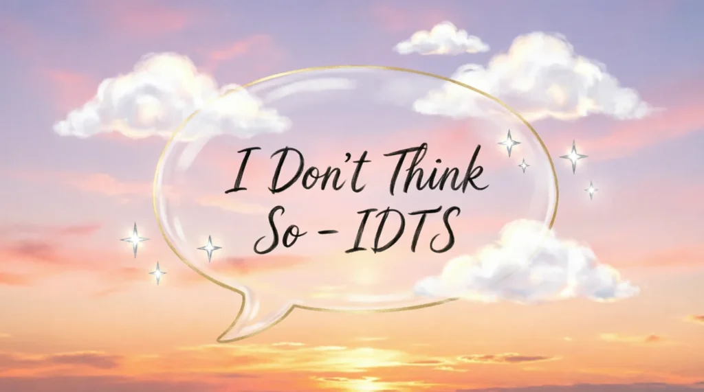 What Does “IDTS” Mean?