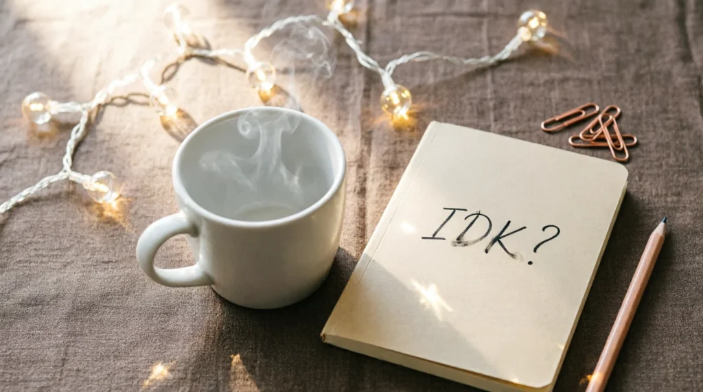 What Does “IDK” Mean?