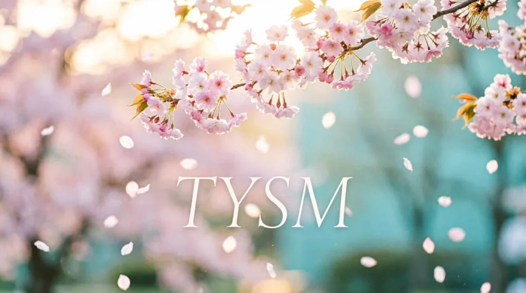 What Does TYSM Mean?