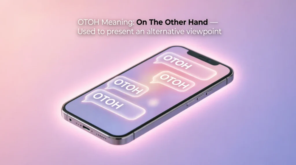 Where Is OTOH Used?