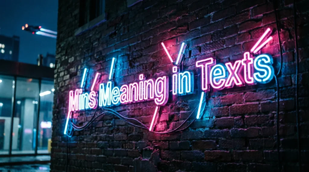 What Does "Mins" Meaning Mean?