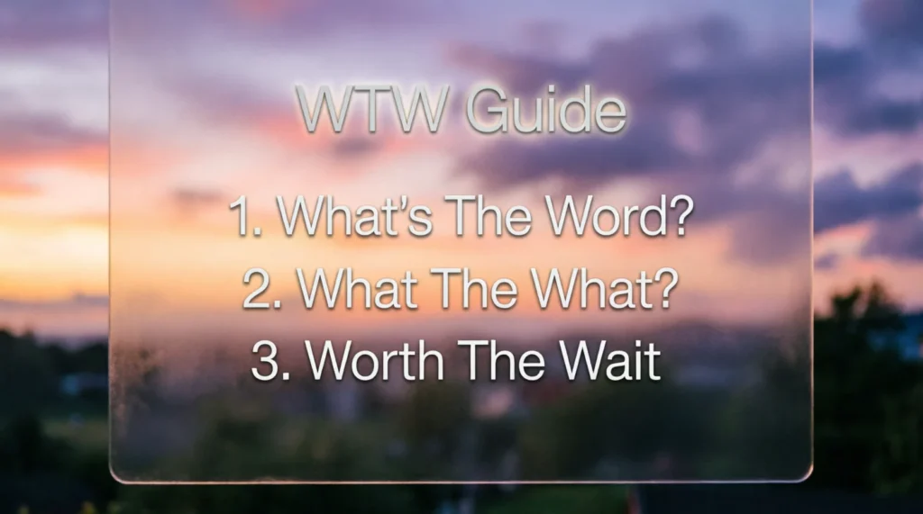 Where Is WTW Used?