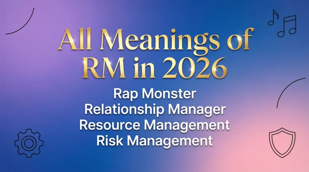 What Does RM Mean?