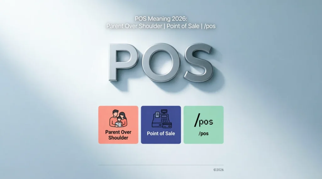 What Does POS Meaning Slang Mean?