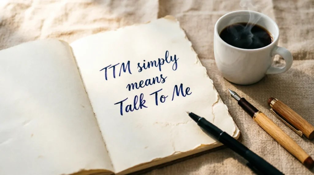 What Does TTM Mean in Text?