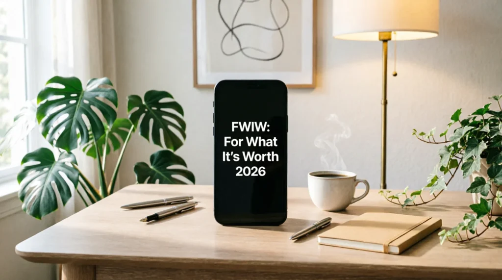 What Does FWIW Mean on Social Media?