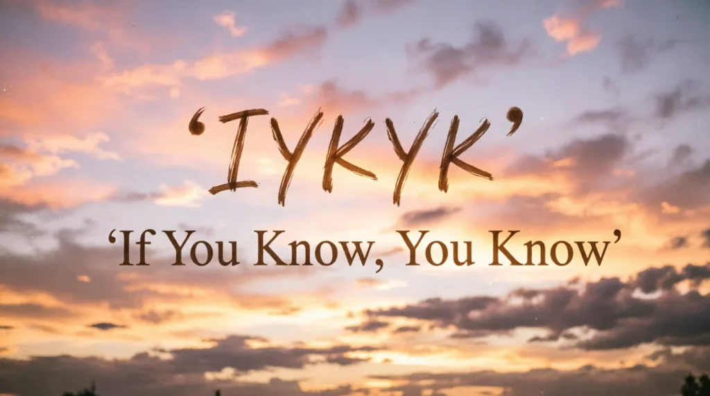 What Does IYKYK Mean?