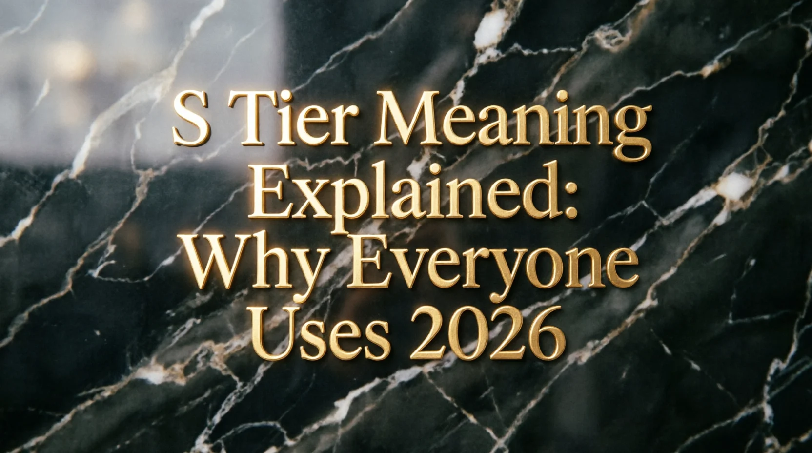 S Tier Meaning Explained: Why Everyone Uses 2026